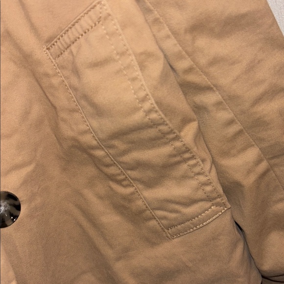 WOMENS SMALL | St. John's Bay Tan Trench Coat - Picture 6 of 8